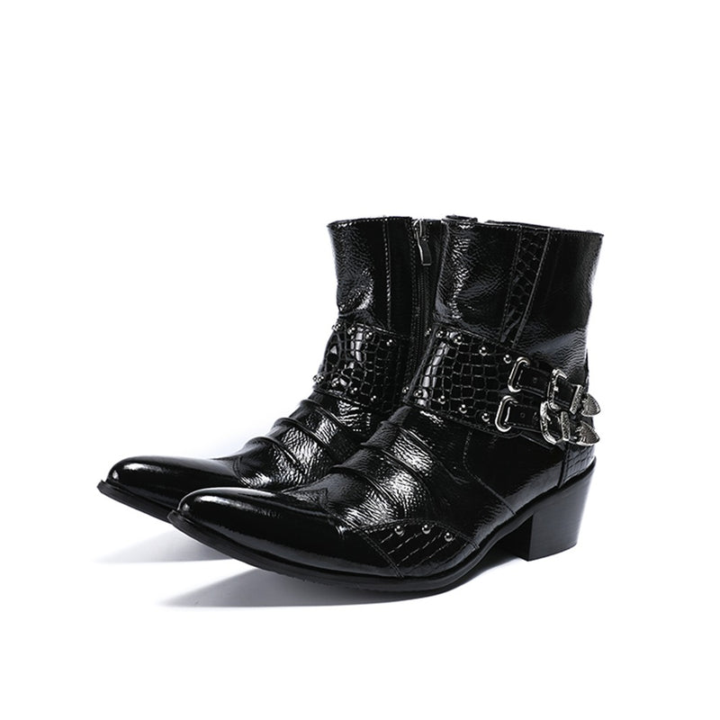 Men's Fashion Ankle Boot Casual High Quality Genui