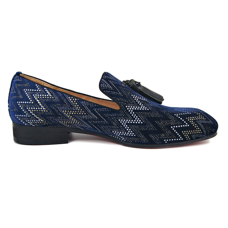 Hand-made Loafer for Men Boat Moccasins Shoes Slip