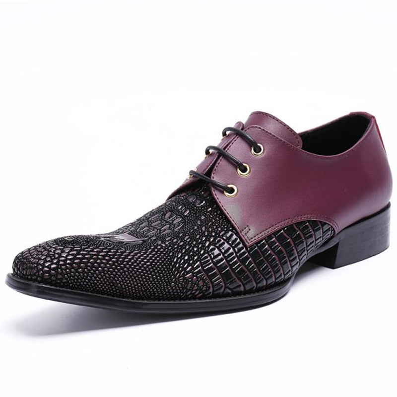 Oxford For Man Formal Shoes Lace Up Style High Qua