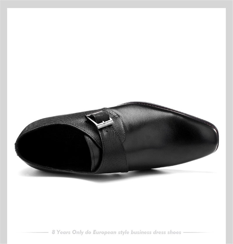 Oxford For Men Formal Shoes Slip On Style Genuine 