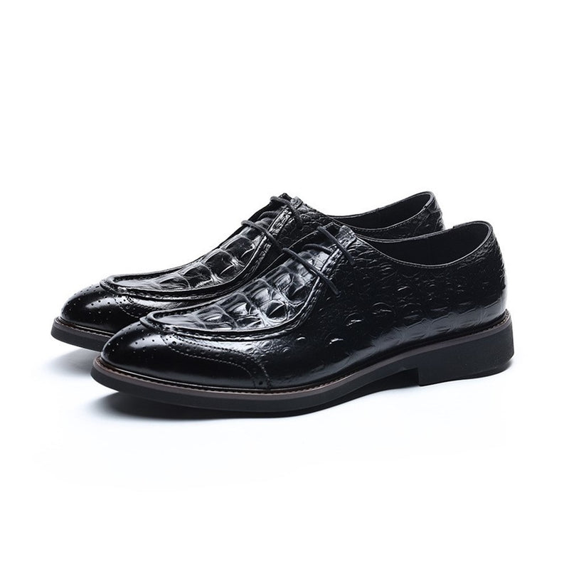 Brogue Shoes for Men Oxford Shoes Lace Up Style Lo