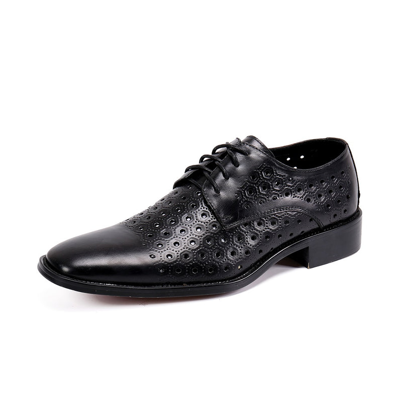 Exquisite Punch Design  Oxfrods for Men Lace Up St