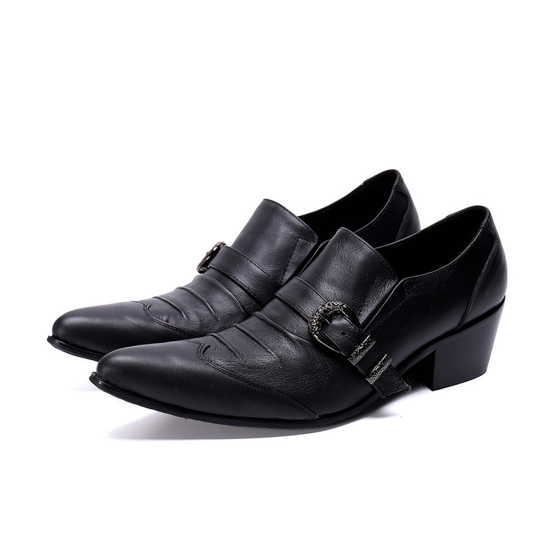 Oxford for Men Formal Shoes Slip On Style Monk Str