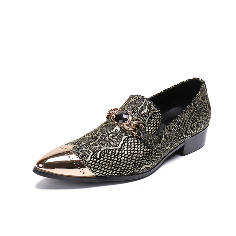 Classic Dress Oxfords for Men Slip-on Formal Party