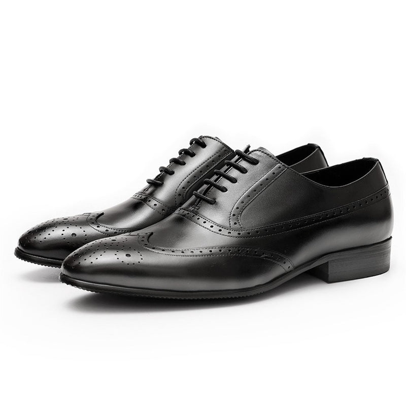 Business Derby Oxford Shoes for Men Brogue Shoes P