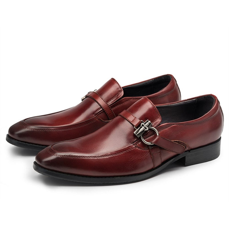 Monk Strap Oxford for Men Formal Shoes Slip On Sty