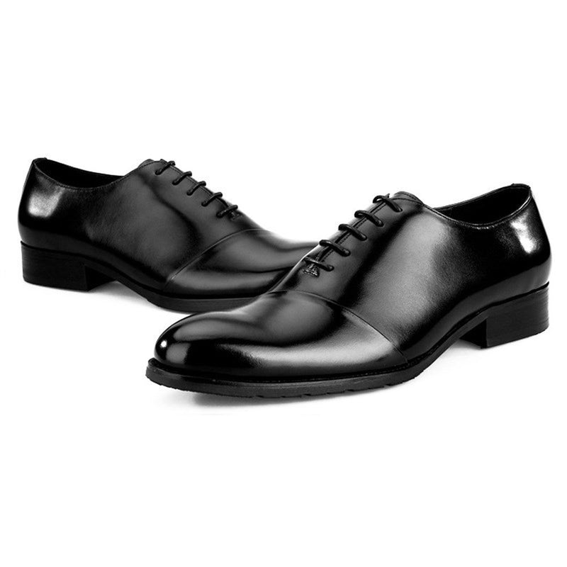 Oxford For Men Formal Shoes Lace Up Style Genuine 