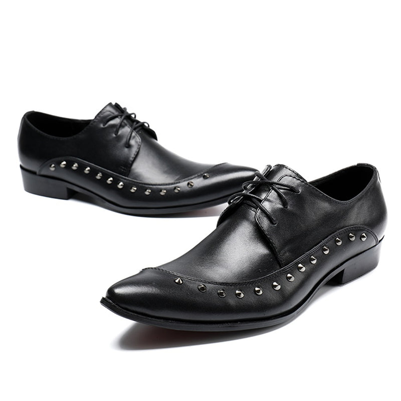 Classic Formal Business Oxfords for Men Lace-up Ge