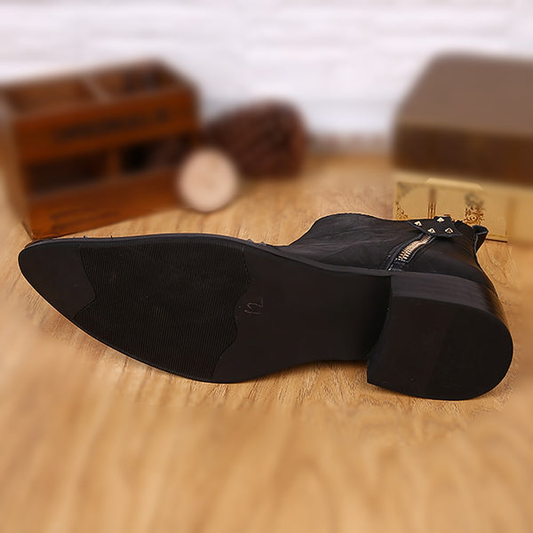 Ankle Boot For Man Chelsea Boot Slip On Style Cowh