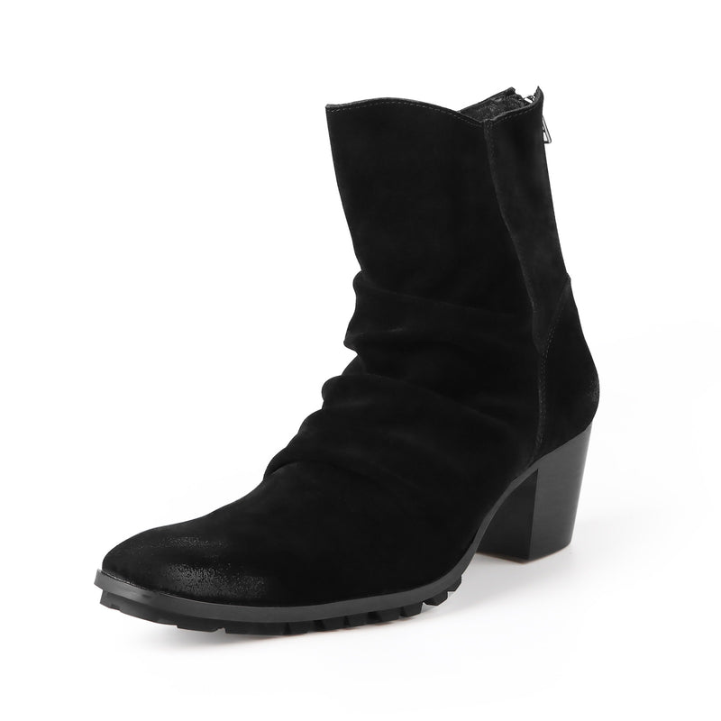 Ankle Boot for Men High Top Boot Slip On Style Pre
