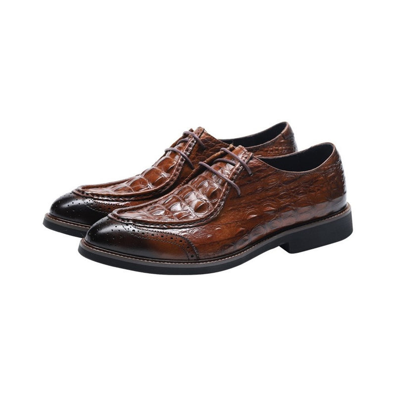 Brogue Shoes for Men Oxford Shoes Lace Up Style Lo