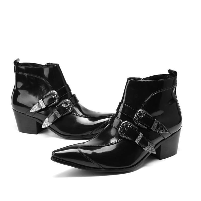 Ankle Boot For Man High Top Boot Slip On Style Hig