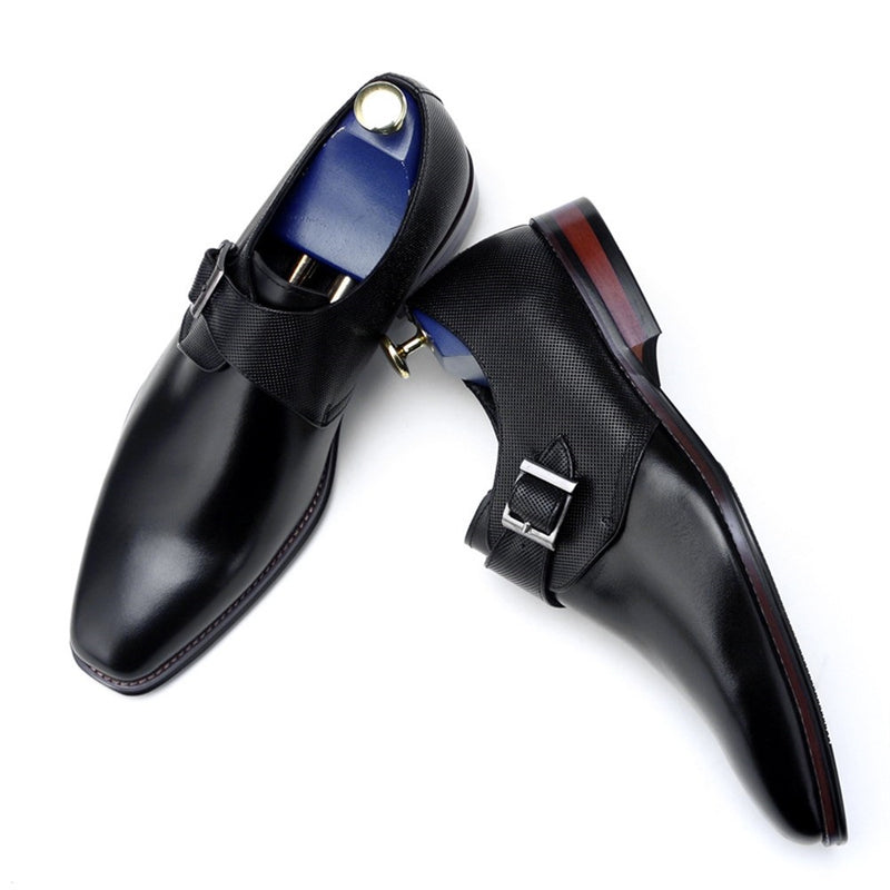 Oxford For Men Formal Shoes Slip On Style Genuine 