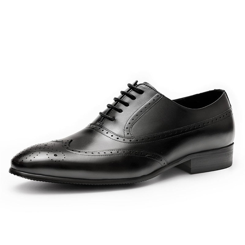 Business Derby Oxford Shoes for Men Brogue Shoes P