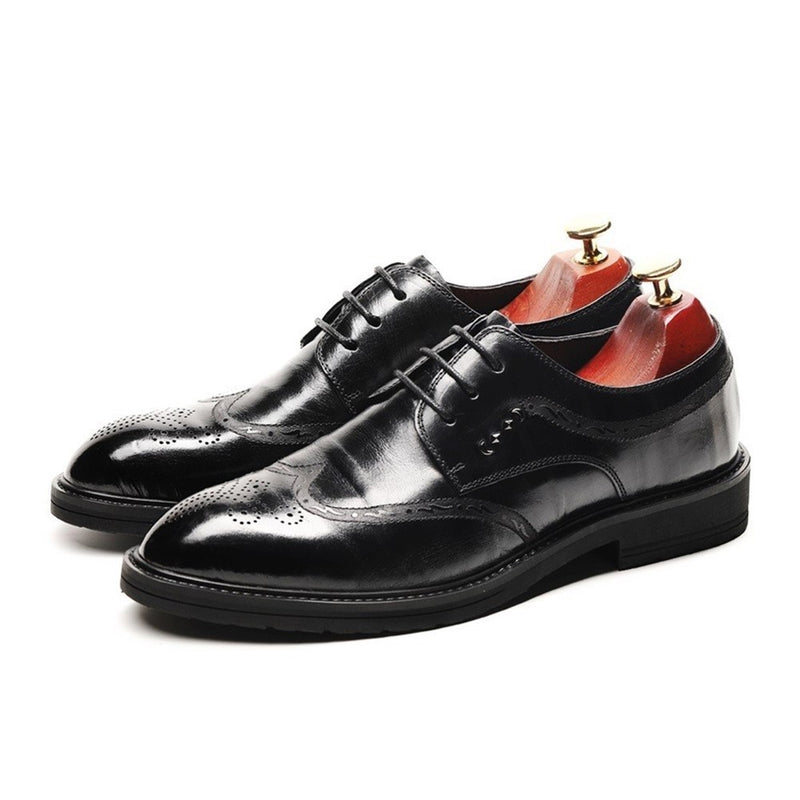 Premium Genuine Leather Derby Oxford Shoes for Men