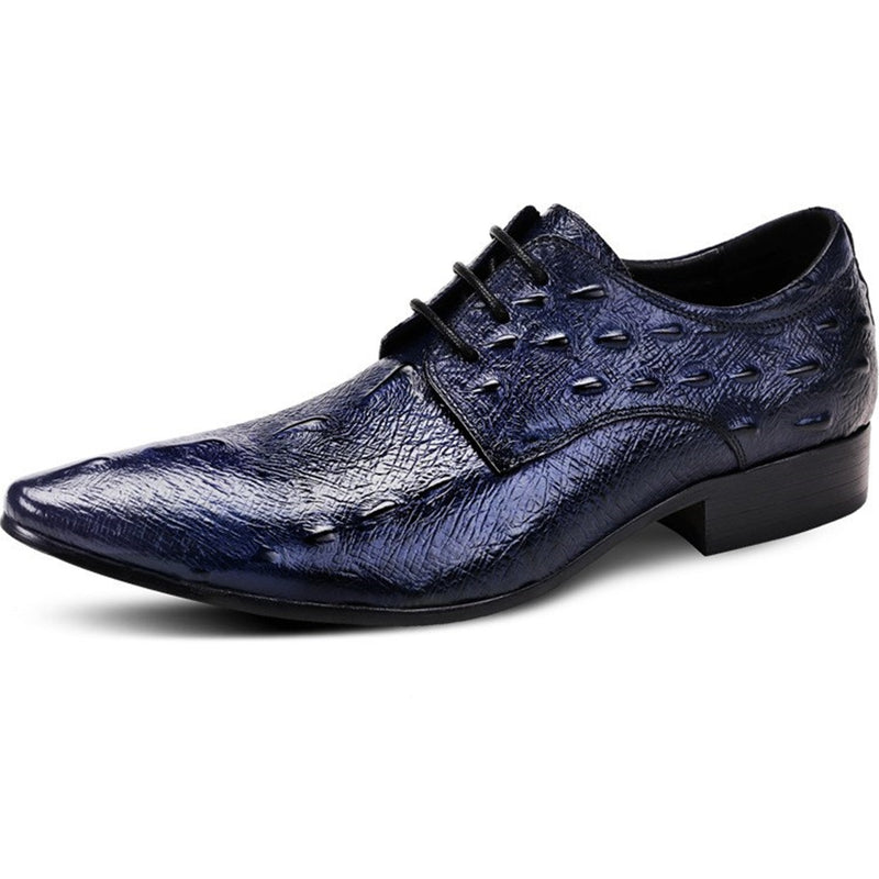 Casual Business Work Shoes for Men Oxford Lace Up 