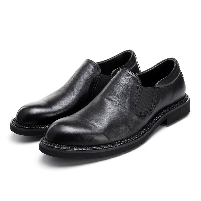 Classic Round Toe Loafers for Men Slip On Style Ge