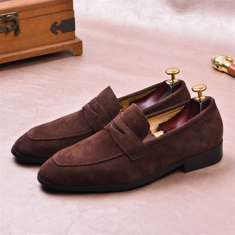 Low Top Slip On Style Oxford Shoes for Men Casual 