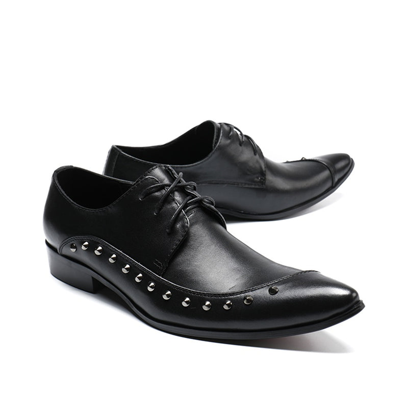 Classic Formal Business Oxfords for Men Lace-up Ge