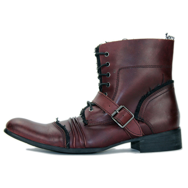 Riding Boot for Men High Top Boots Lace Up Style R