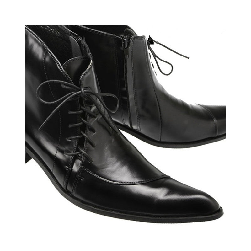 Ankle Boot For Man High Top Boot Lace Up Style Hig