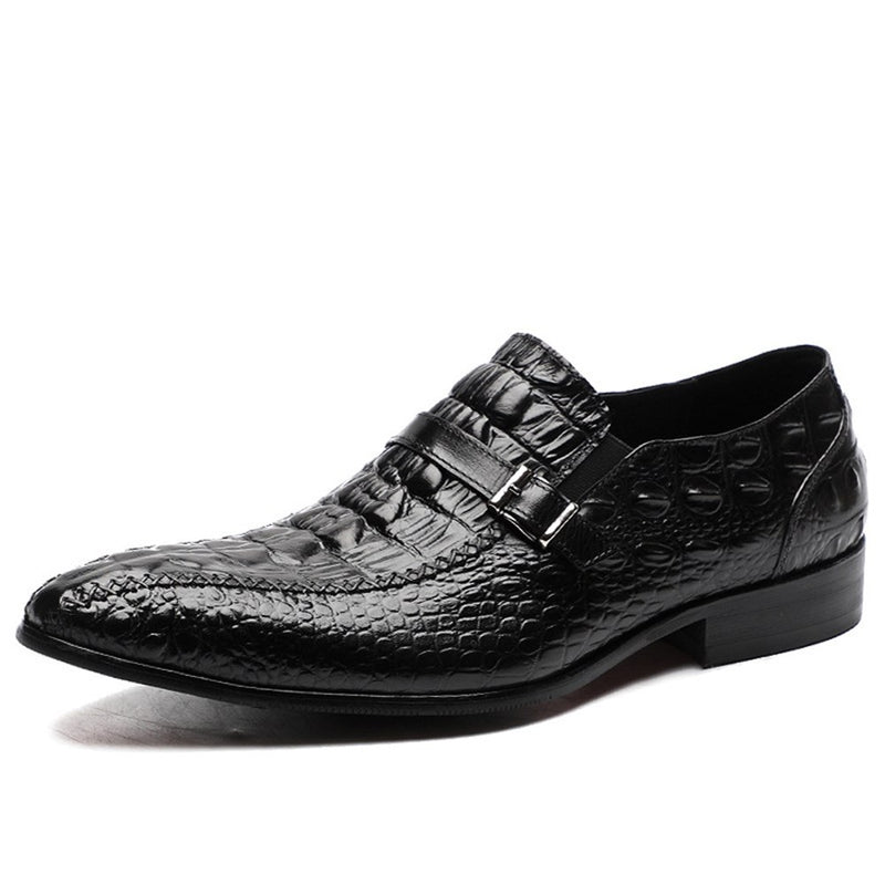 Slip On Style Oxford for Men Formal Shoes Low Top 