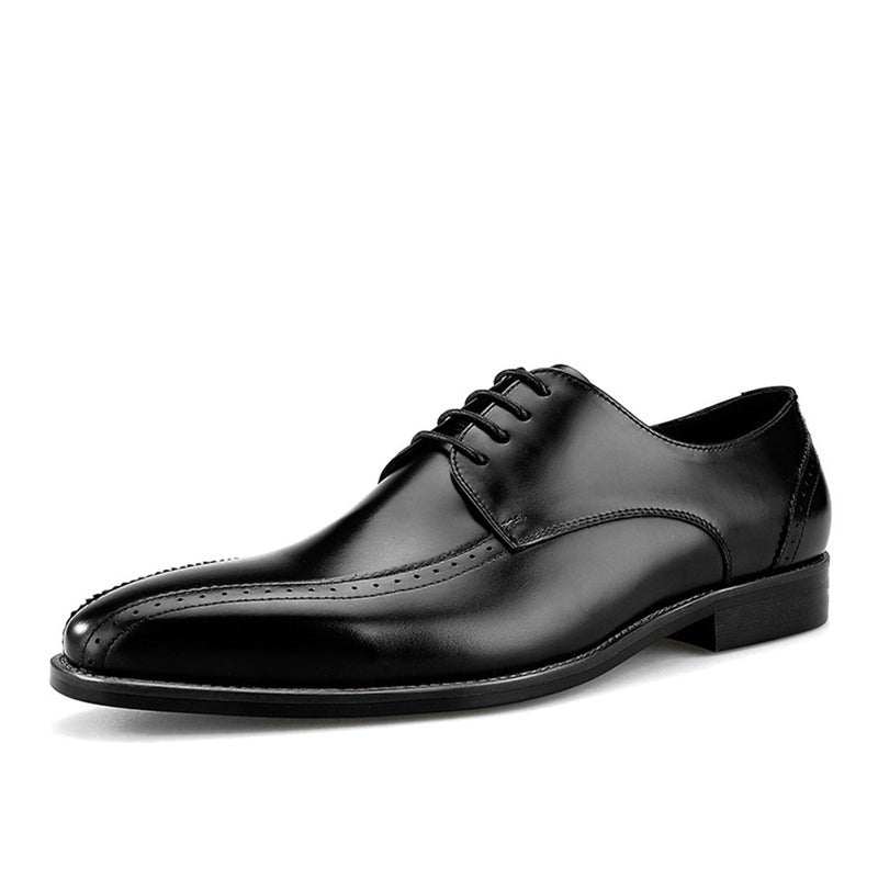 Oxford For Men Formal Shoes Lace Up Style Genuine 
