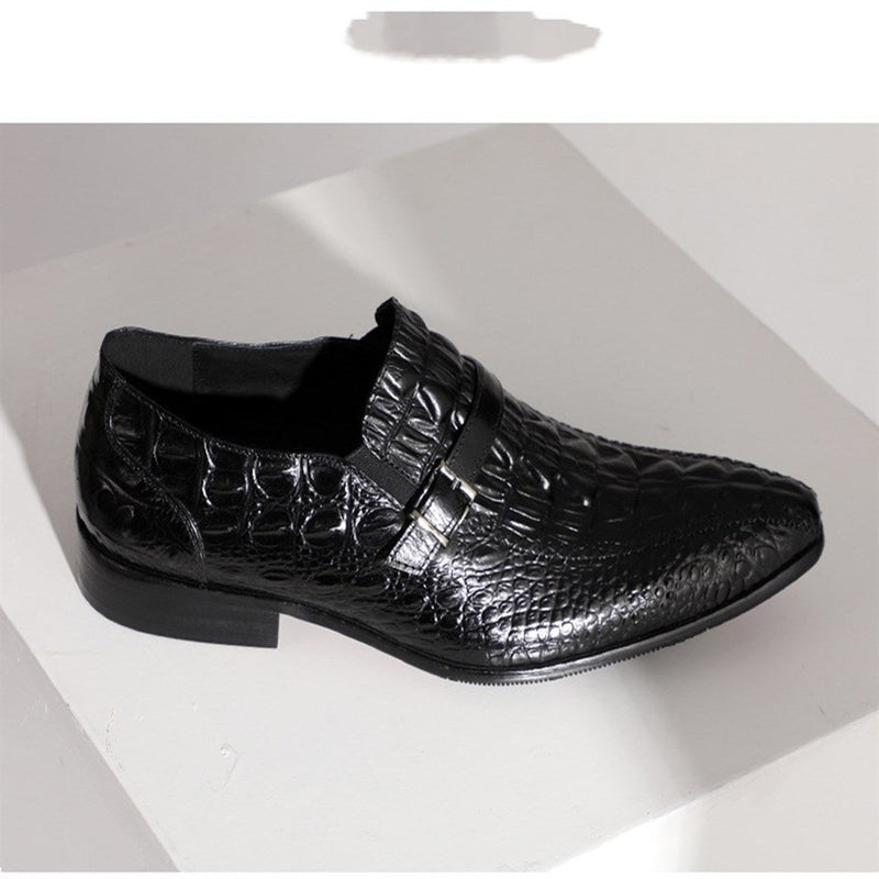 Slip On Style Oxford for Men Formal Shoes Low Top 